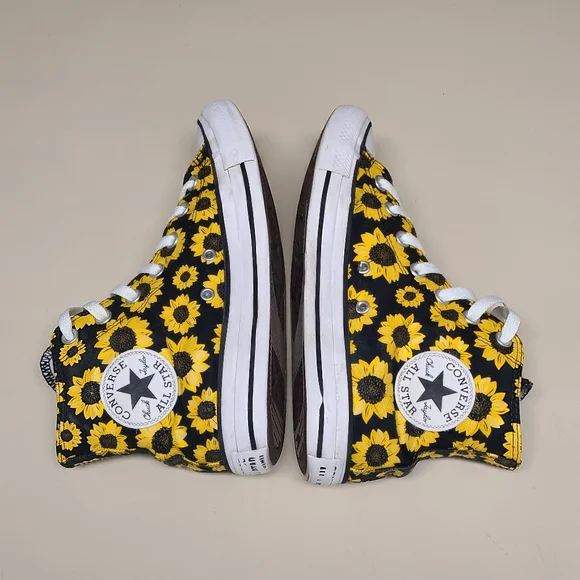 Converse CTAS Sunflower hi top casual sneakers size 8 - Picture 8 of 10